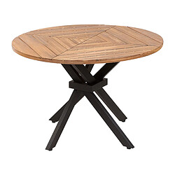 Beliani Table de jardin Bois Bois clair LISSONE