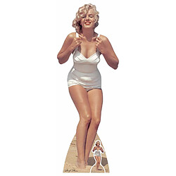 Star Cutouts Figurine en carton Marilyn Monroe - Costume blanc Swim 172 cm