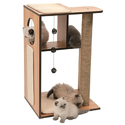 Acheter Arbre A Chat Vesper V-box Large Naturel 50x40x78 cm