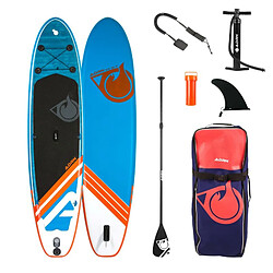 Adrenalin Paddle Gonflable LINER 10'6 30'' 6''(320x76x15cm) avec Pompe, Pagaie, Leash et Sac de transport