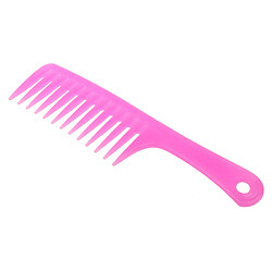 Peigne à Poignée En Plastique à Dents Larges Antistatique pour Cheveux Bouclés pour Filles peigne à larges dents