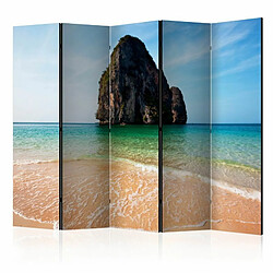 Paris Prix Paravent 5 Volets Rock Formation By Shoreline, Andaman Sea, Thailand 172x225cm 