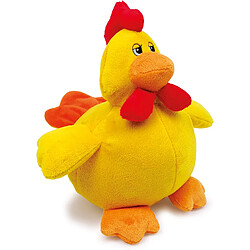 Small Foot peluche poule Frieda jaune rouge