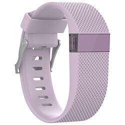 Wewoo Bracelet pour montre connectée Dragonne réglable en couleur unie FITBIT Charge / HR Rose