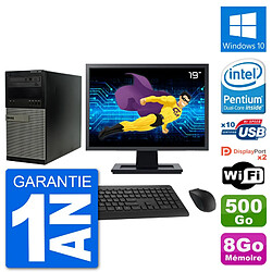 PC Tour Dell 7020 Ecran 19" Intel G3220 RAM 8Go Disque 500Go Windows 10 Wifi · Occasion 