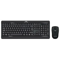 ADVANCE Silent Combo clavier RF sans fil QWERTY Français Noir