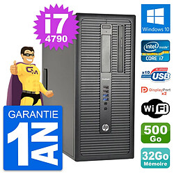 PC Tour HP ProDesk 600 G1 Intel i7-4790 RAM 32Go Disque 500Go Windows 10 Wifi