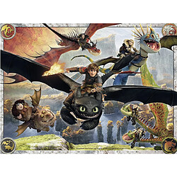 Ravensburger Puzzle 150 pièces XXL : Dragons : En formation de vol 