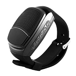 Yonis Montre Enceinte Bluetooth Sportive Avec Radio FM Et Support TF Enceinte Bluetooth Sportive Haut De Gamme Avec Appel Mains Libres Radio FM Et Carte TFée Noir YONIS