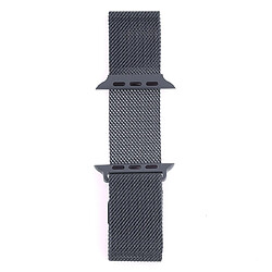 Acheter Wewoo Bracelet milanais en acier inoxydable avec boucle magnétique pour Apple Watch séries 5 et 4 40 mm / 3 et 2 et 1 38 mm gris foncé