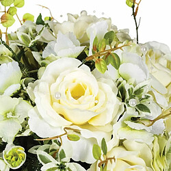 Composition Florale Rose 64cm Blanc