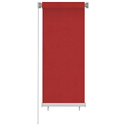 Maison Chic Store roulant d'extérieur | Volet roulant | Rideau roulant 60x140 cm Rouge PEHD -GKD50158