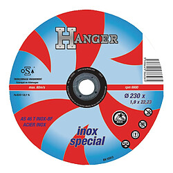 Disque à tronçonner droit pour inox 230 x 1,9 mm AS 46 T - HANGER - 150005 