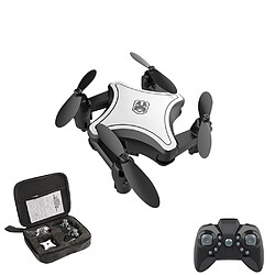 KY902 Mini Drone Sans appareil photo numérique HD Folding Drone Quadcopter Cadeau de Noël Jouet blanc