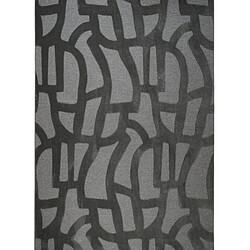 Thedecofactory ECOSSA - Tapis graphique motifs en relief gris 160x230 