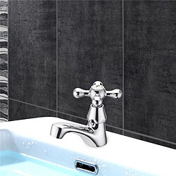 Robinet lave mains Design Retro eau froide lavabo toilette tete ceramique