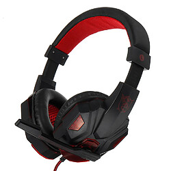 Universal Casque de jeu léger de 3,5 mm casque stéréo stéréo antibruit pour les couleurs eSports avec un micro pas cher