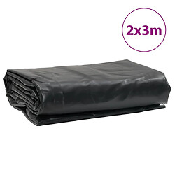 vidaXL Bâche anthracite 2x3 m 650 g/m² pas cher