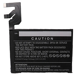 vhbw Batterie remplacement pour ZTE Li3945T44P8H556490 pour smartphone (2200mAh, 7,74V, Li-polymère)