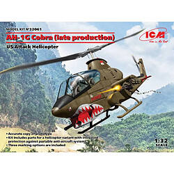 Icm Maquette Hélicoptère Ah-1g Cobra (late Production) Us Attack Helicopter