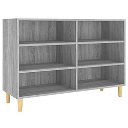 vidaXL Buffet sonoma gris 103,5x35x70 cm bois d'ingénierie