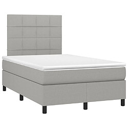 Avis Sommier à lattes,Cadre à lattes de lit et matelas et LED pour Adulte Gris clair 120x200 cm -MN42925