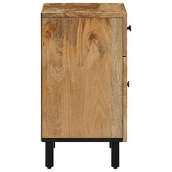 Acheter Maison Chic Table de chevet, Table de Nuit, Meuble de Rangement 50x33x60 cm bois de manguier massif