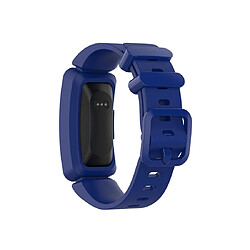 Avis Wewoo Bracelet pour montre connectée Smartwatch avec en silicone Fitbit Inspire HR bleu foncé