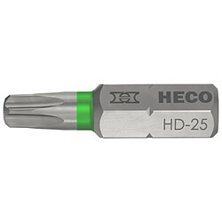 Heco - Schrauben Embouts HECO SCHRAUBEN - Empreinte Heco-Drive HD-25 L 25 mm - Blister de 10 - 57096 