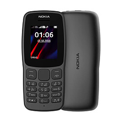 Nokia 106 (2018) 4G Noir (Black) Double SIM 