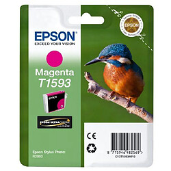 Epson T1593 Cartouche d'encre d'origine pour Stylus Photo R2000 Magenta 