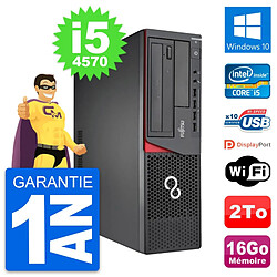 PC Fujitsu Esprimo E720 DT Intel i5-4570 RAM 16Go Disque Dur 2To Windows 10 Wifi · Occasion 