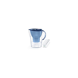 Bouteille et carafe filtrante Brita Carafe filtrante Marella bleue (2,4L) inclus 4 cartouches filtrantes MAXTRA PRO All in 1