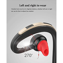 Universal Casque bluetooth sport casque bluetooth musique sans fil bouchon d'oreille mains libres