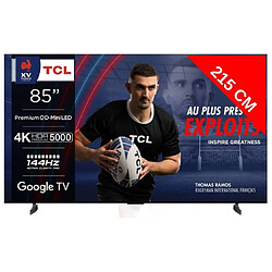 TCL TV Mini LED 4K 215 cm 85XMQLED98 144Hz Google TV