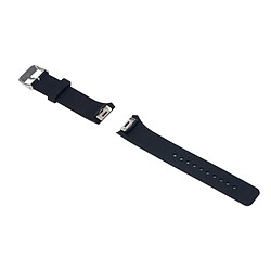 Wewoo Bracelet de montre couleur unie avec dragonne pour Galaxy Gear S2 R720 (noir)