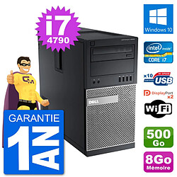 PC Tour Dell 9020 Intel Core i7-4790 RAM 8Go Disque Dur 500Go Windows 10 Wifi - Occasion