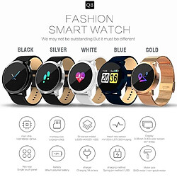 Avis Wewoo Montre connectée Smartwatch Écran couleur OLED, mode, intelligente IP67 étanche, moniteur de fréquence cardiaque, pression artérielle / oxygène / fitness (bleu)