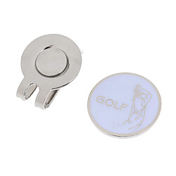 Marqueur De Balle De Golf Magnetique Pince Chapeau Ronde Accessoire Golfeur pas cher