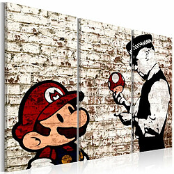 Paris Prix Tableau Imprimé Mario Bros : Torn Wall 80 x 120 cm 