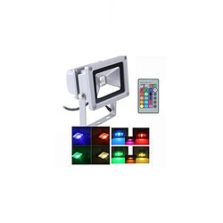 Tradex LED RGB MULTICOLORE POUR L'EXTÉRIEUR ET L'INTÉRIEUR AVEC TÉLÉCOMMANDE 50W Spot Led Rgb Multicolore Pour L'extérieur Et L'intérieur Avec Télécommande 50w