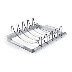 Support de cuisson polyvalent Weber Deluxe 8,9x30,9x39,1 cm pour barbecues à gaz ou à charbon de taille standard +57x60 cm