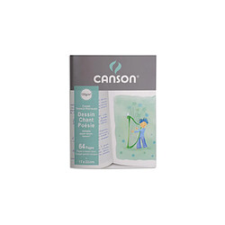 CANSON Cahier poésie et chant, 120 g/m2, 170 x 220 mm ()