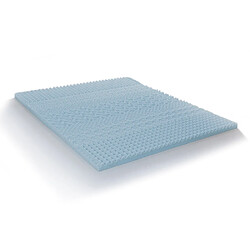 Olympe Literie Surmatelas Gel Refresh Surmatelas GEL REFRESH 180x200 cm | Mémoire de forme avec gel thermorégulateur