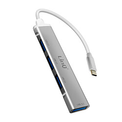 Adaptateur Hub USB-C vers 4x Ports USB Transmission Ultra Rapide Compact LinQ