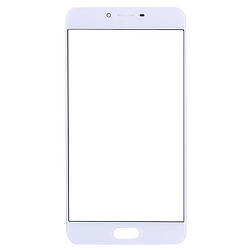 Wewoo Pièce détachée Meizu Meilan X blanc Lentille extérieure en verre