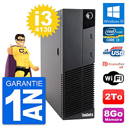 PC Lenovo ThinkCentre M83 SFF Intel i3-4130 RAM 8Go Disque 2To Windows 10 Wifi · Occasion 