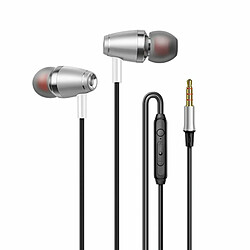 Avis Écouteurs Intra-Auriculaires Smart Call Headphones Avec Microphone Full Metal Bass Music Headphones Pour Android V1 Bleu