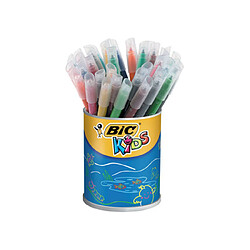 BIC KIDS Feutre Kid Couleur medium, boîte ronde de 36 ()