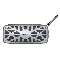 Wewoo Enceinte Bluetooth Haut-parleur portatif extérieur, prise en charge des cartes AUX / FM / TF / U, pour iPhone, Galaxy, Xiaomi, Huawei, HTC, Sony & autres smartphones Army Vert